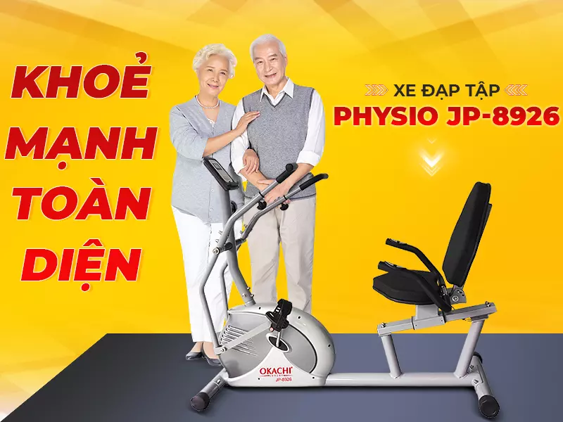 Xe đạp tập thể dục người cao tuổi OKACHI PHYSIO JP-8926 4