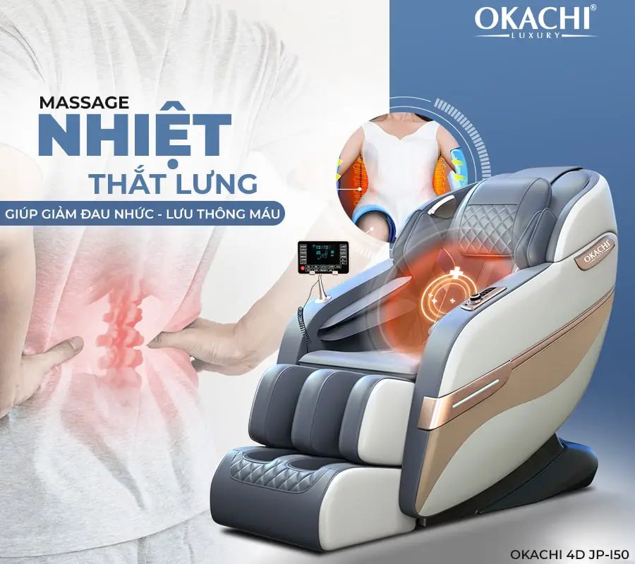 Ghế massage toàn thân OKACHI 4D JP-I50 (cao cấp)4
