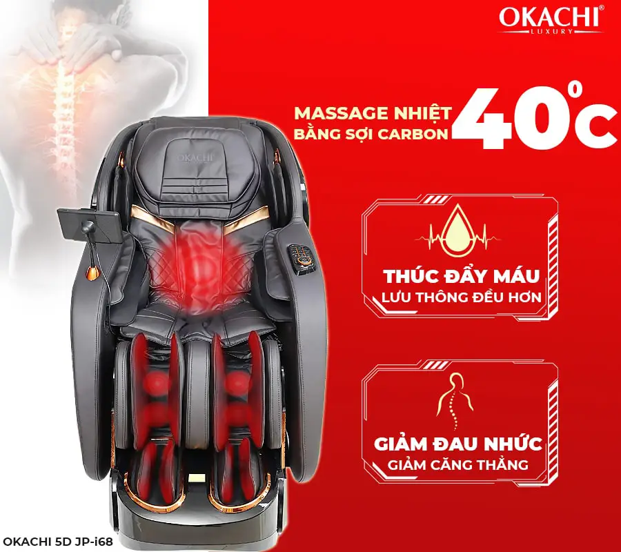 Ghế massage toàn thân OKACHI JP-I68 cao cấp2