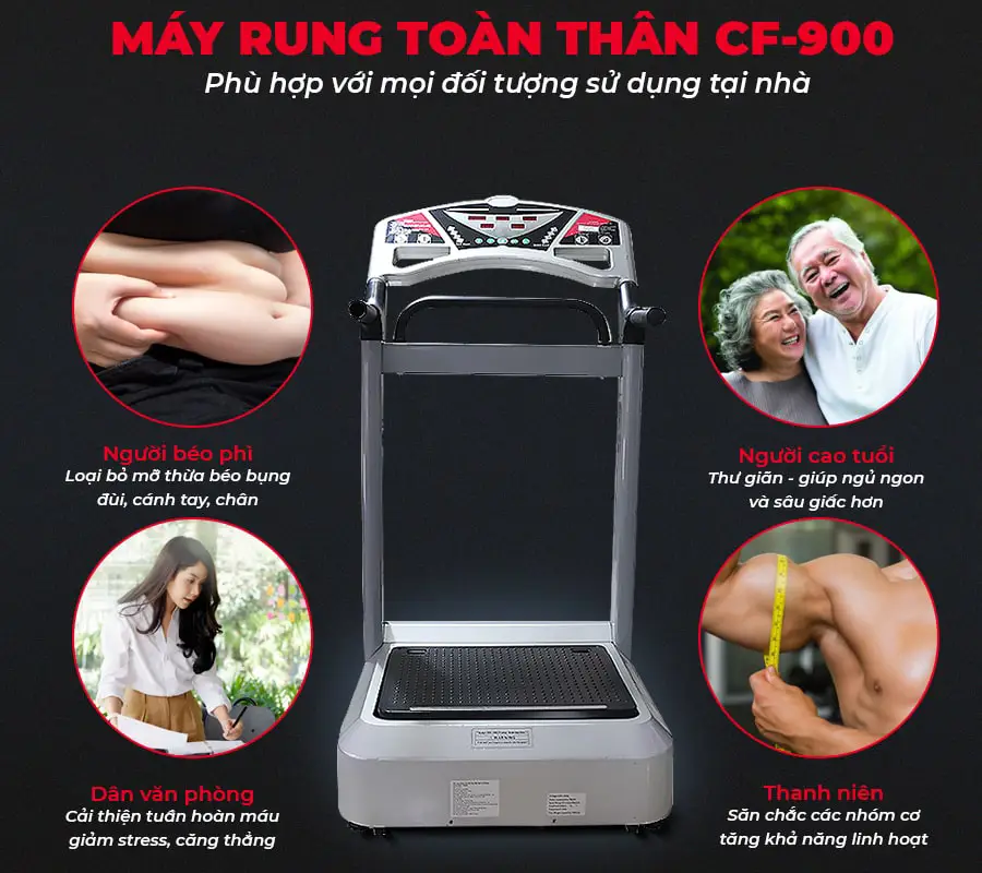 Máy rung giảm cân Super Califit Massage CF-9005