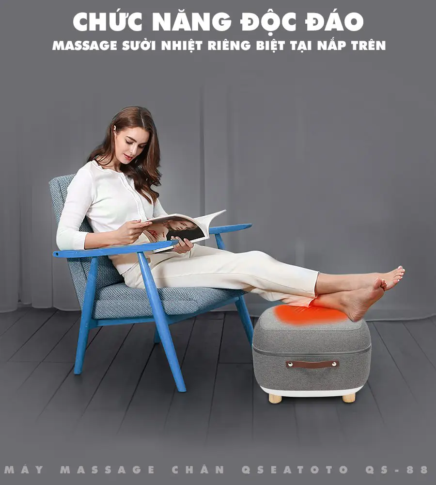 Máy massage chân QSeat OTO QS-88 (màu xám)5