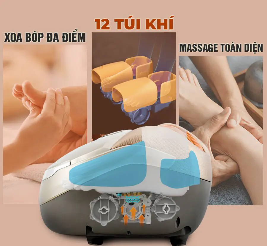 Máy massage chân OKACHI JP-8508