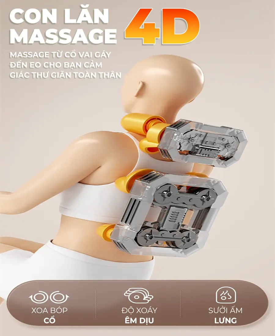 Đệm massage toàn thân OKACHI JP-A903