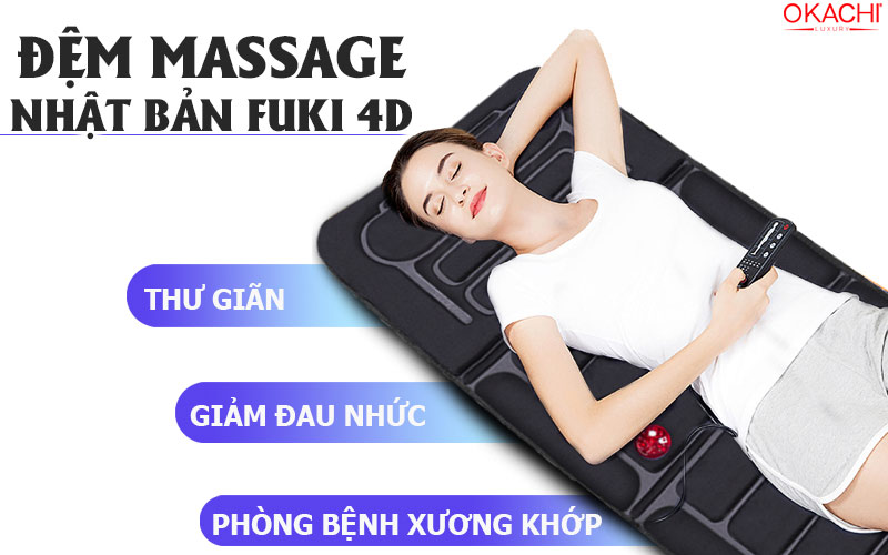 Đệm Massage Nhật Bản Fuki 4D