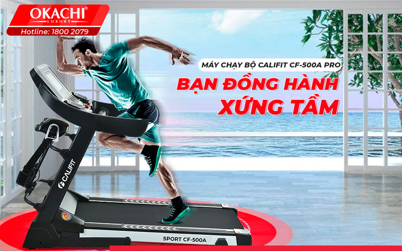 Mẫu máy chạy bộ điện đa năng Califit CF-500A