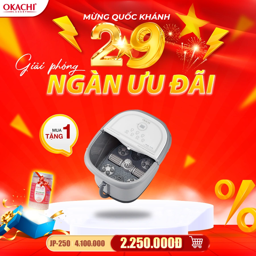 Bồn ngâm chân okachi jp-250