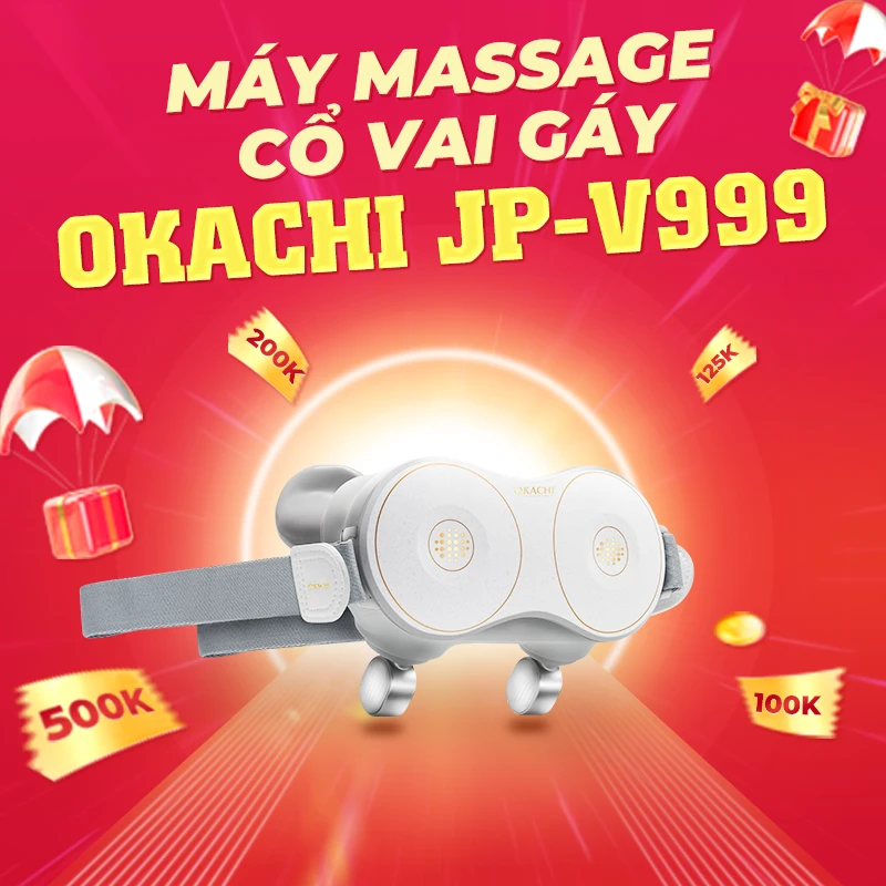 Máy massage cổ vai gáy OKACHI JP-V999
