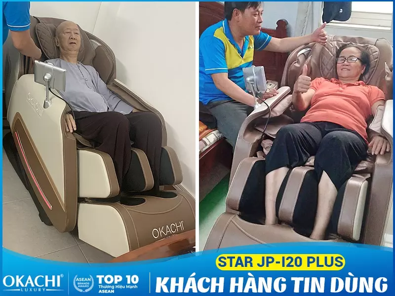 Ghế massage toàn thân Okachi Luxury Star JP-i20 Plus