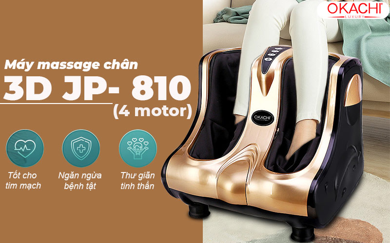 Máy massage chân 3D JP- 810 (4 motor)
