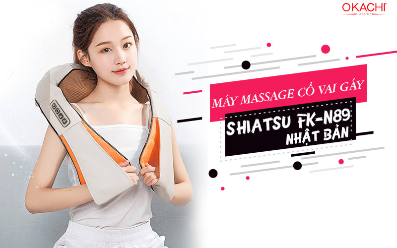 Máy massage cổ vai gáy Nhật Bản Shiatsu FK-N89