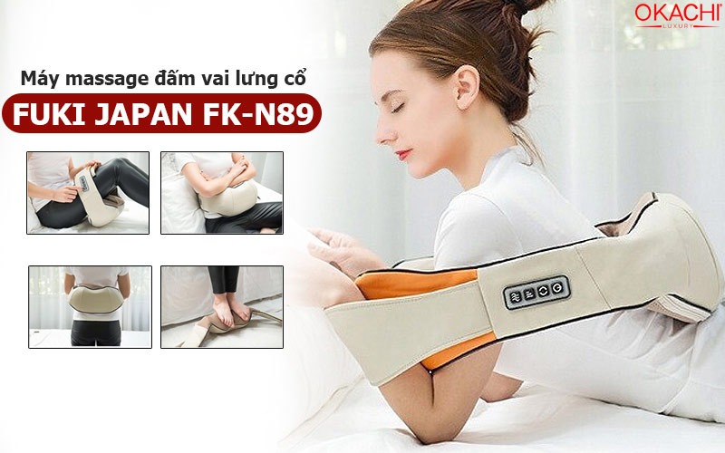 Máy massage vai lưng cổ shiatsu fuki FK-N89