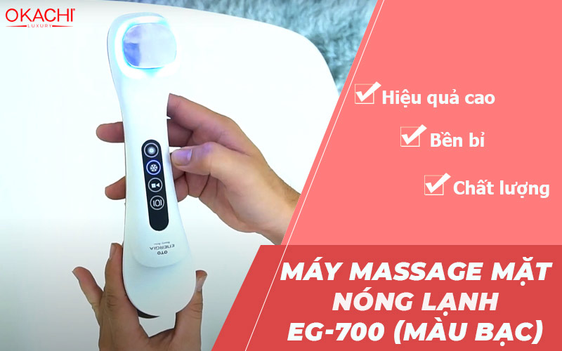 Máy massage mặt nóng lạnh EG-700 (màu bạc)