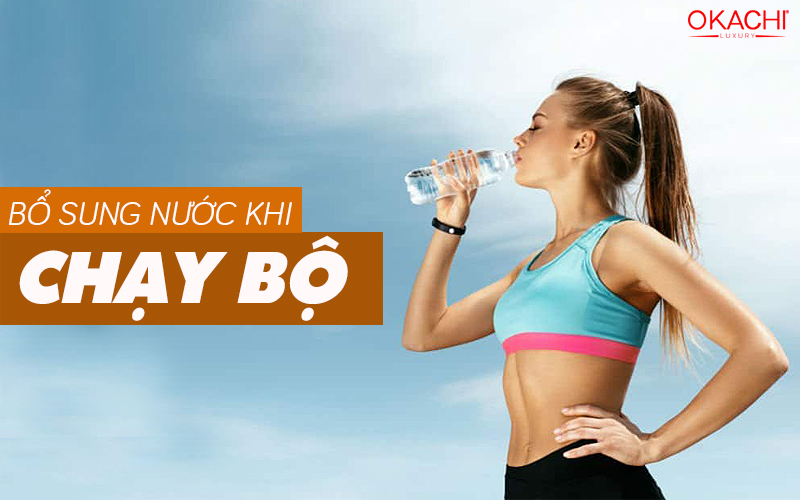 Bổ xung nước cho cơ thể khi chạy bộ