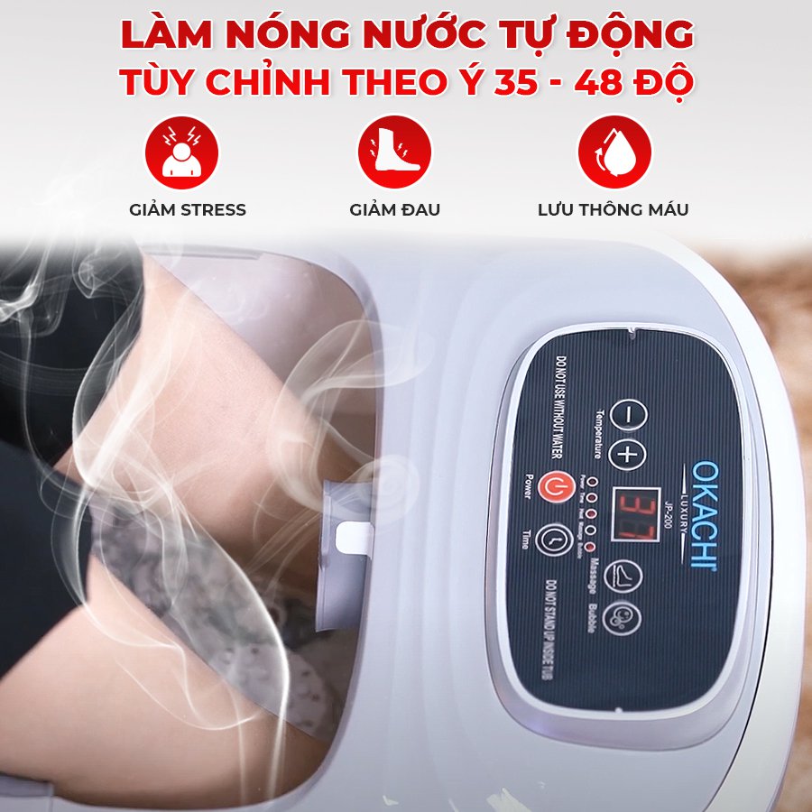 Bồn ngâm chân OKACHI JP-200 (cao cấp)