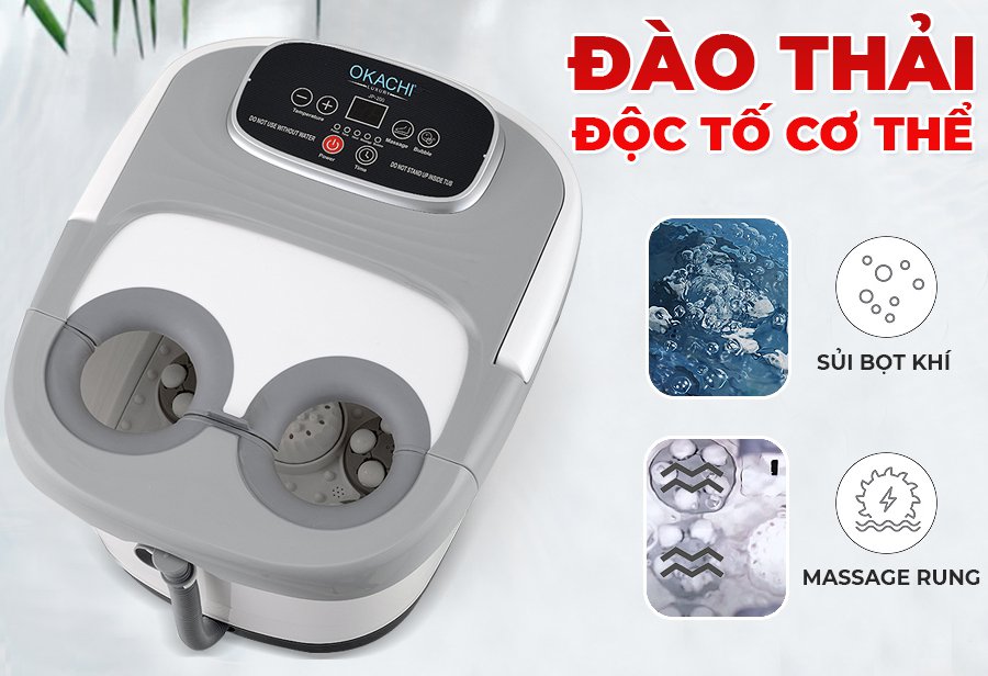 Bồn ngâm chân OKACHI JP-200 (cao cấp)