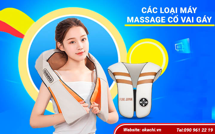 Những dòng máy massage cổ vai gáy bán chạy hiện nay tại Okachi Việt Nam