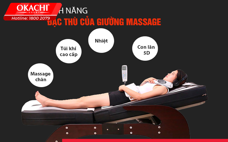 Cửa hàng giường massage chất lượng và uy tín