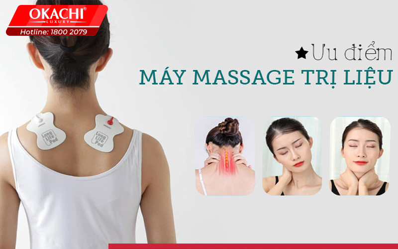 Các ưu điểm của máy massage trị liệu
