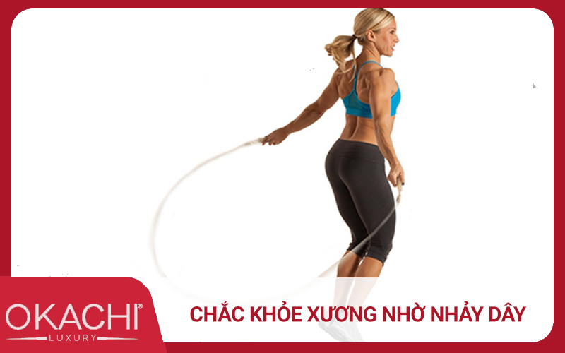 Chắc khỏe xương nhờ nhảy dây