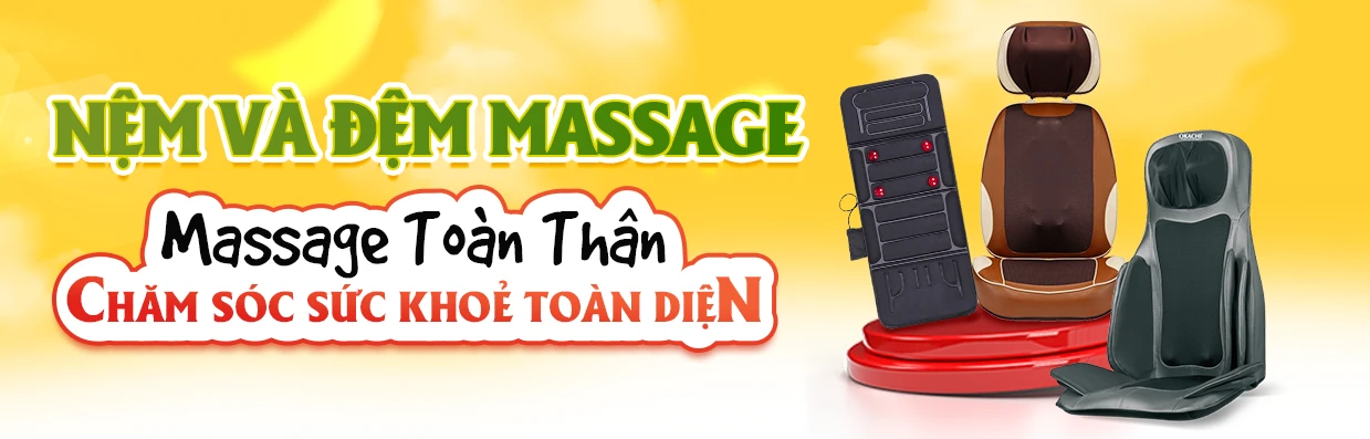 Banner nệm đệm massage Nhật Bản
