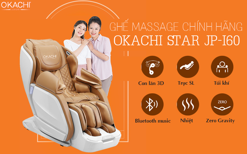 Ghế massage chính hãng OKACHI Star JP-I60