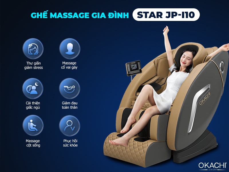 Ghế massage gia đình star JP-i10
