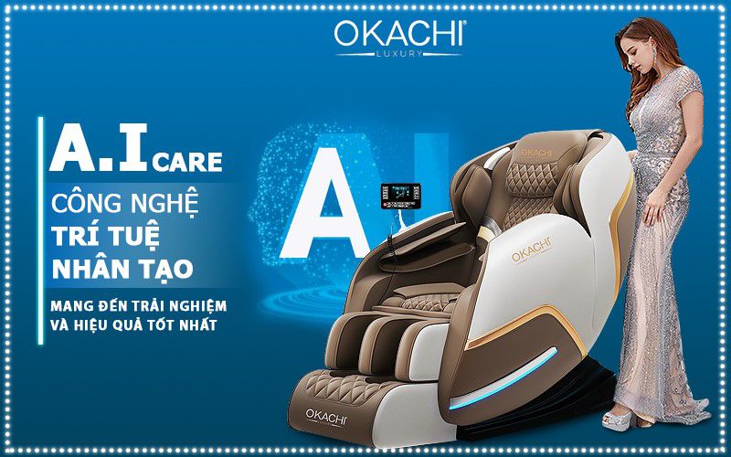 ghế massage phổ thông Okachi