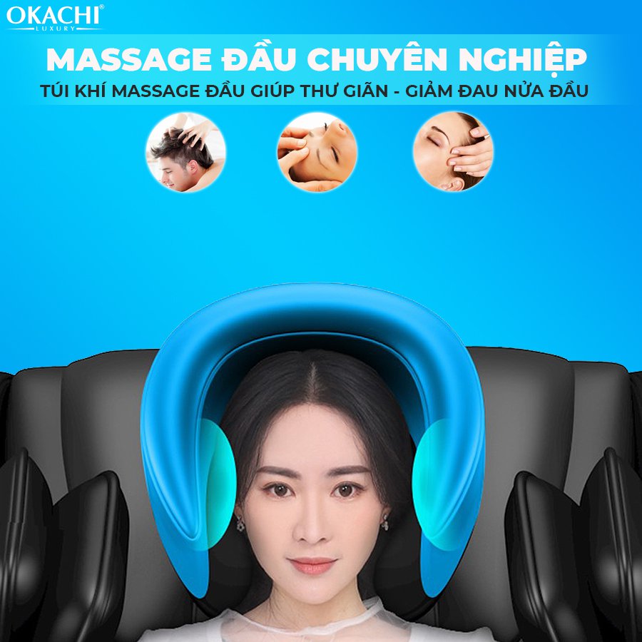 Ghế massage toàn thân OKACHI LUXURY Star JP-I9