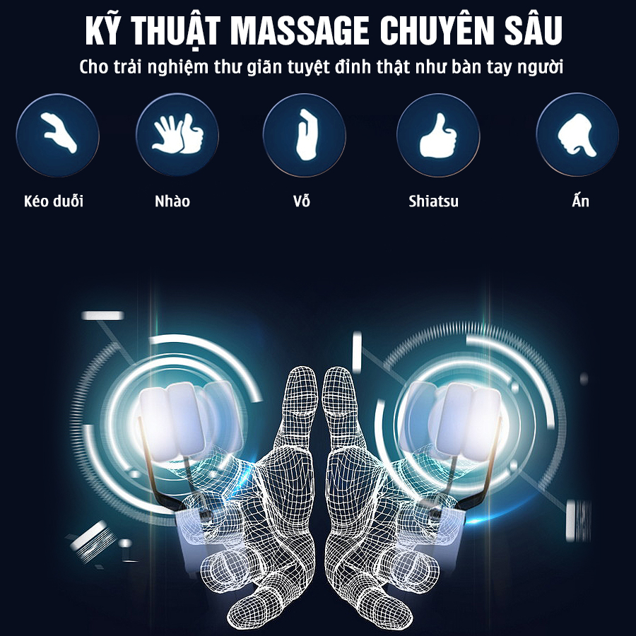 Ghế massage toàn thân OKACHI Luxury Star JP-i25 Plus