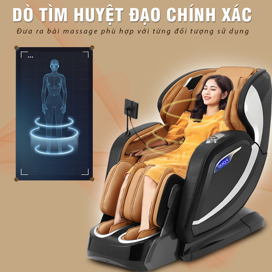 Ghế massage công nghệ cao Okachi 