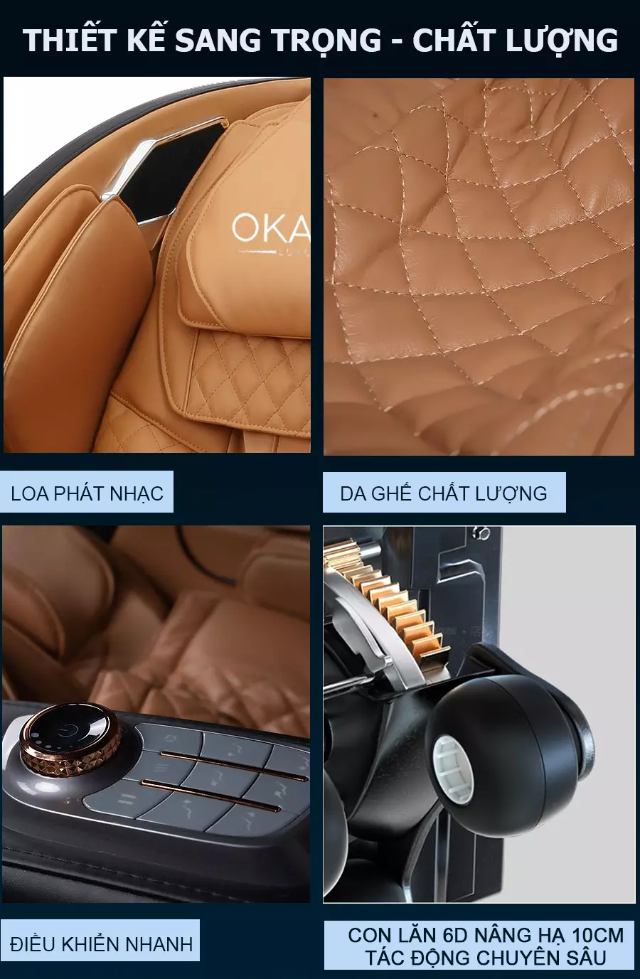 Thiết kế sang trọng chất lượng