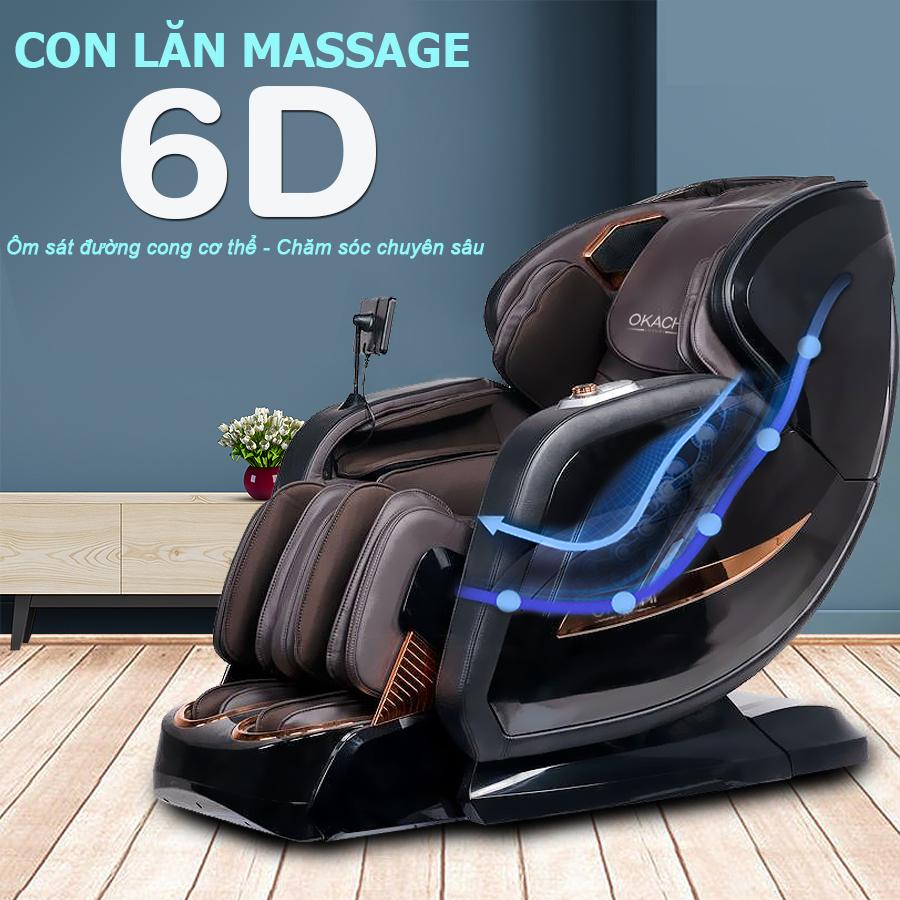 Công nghệ massage 6D hàng đầu Nhật Bản