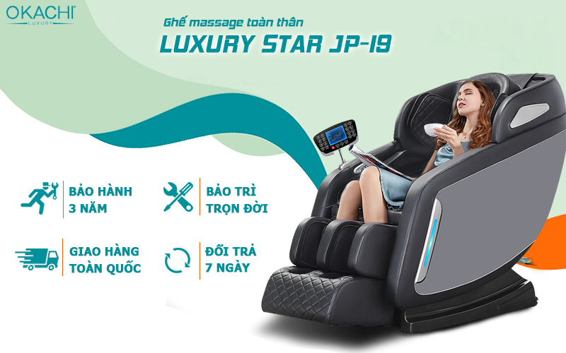 Ghế massage toàn thân Okachi Luxury Star JP-I9