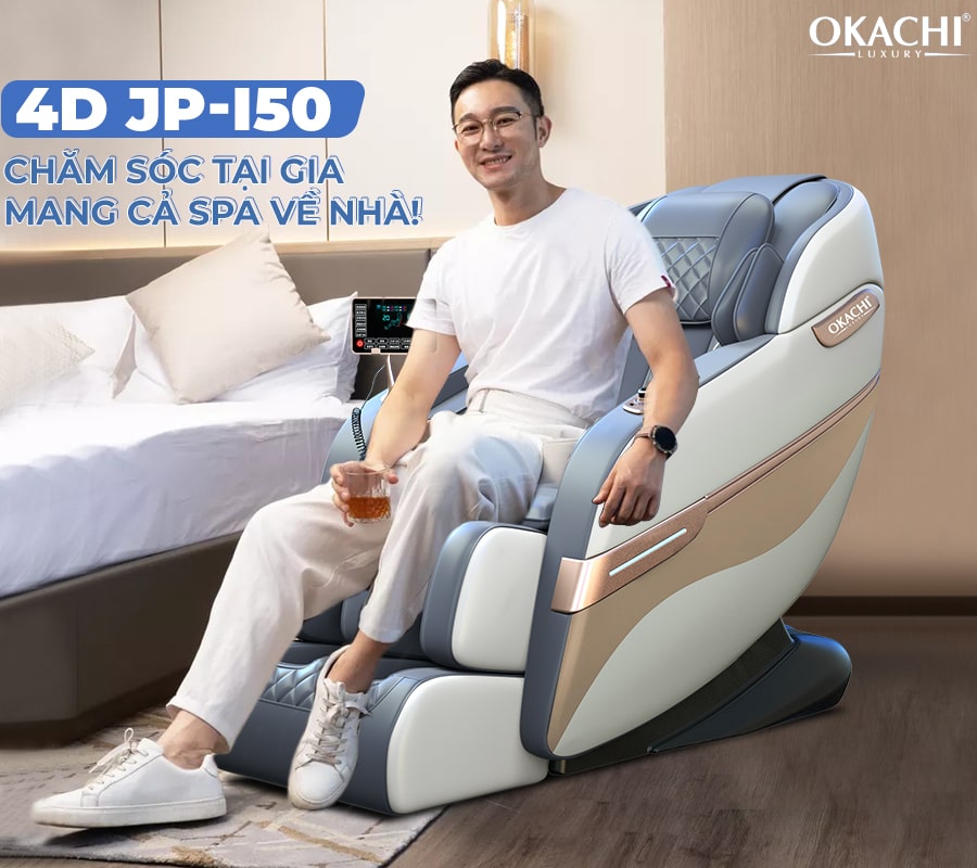 Ghế massage toàn thân OKACHI 4D JP-I50 (cao cấp)