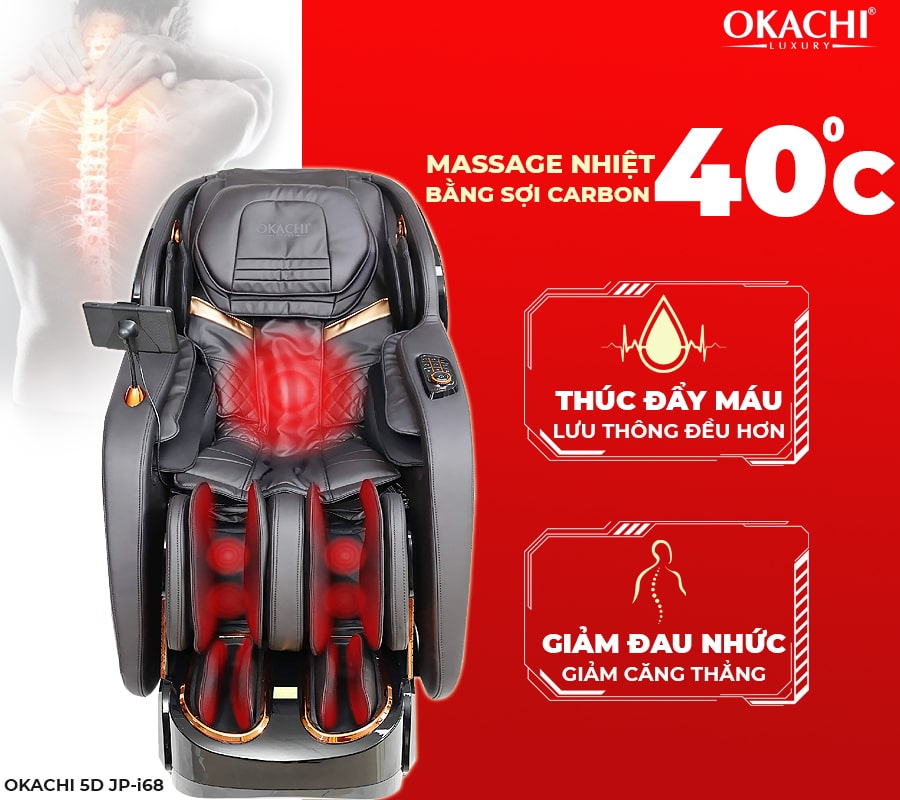 Ghế massage toàn thân OKACHI JP-I68 cao cấp