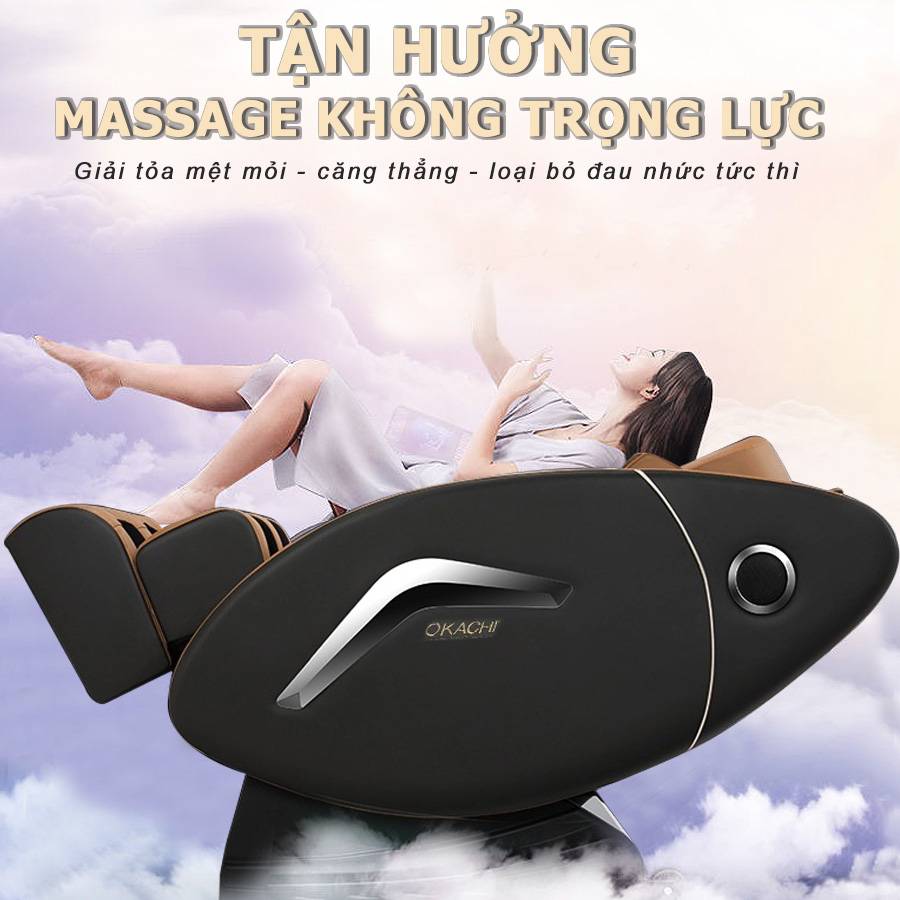 Sử dụng ghế massage tận hưởng cuộc sống giảm căng thẳng loại bỏ đau nhức