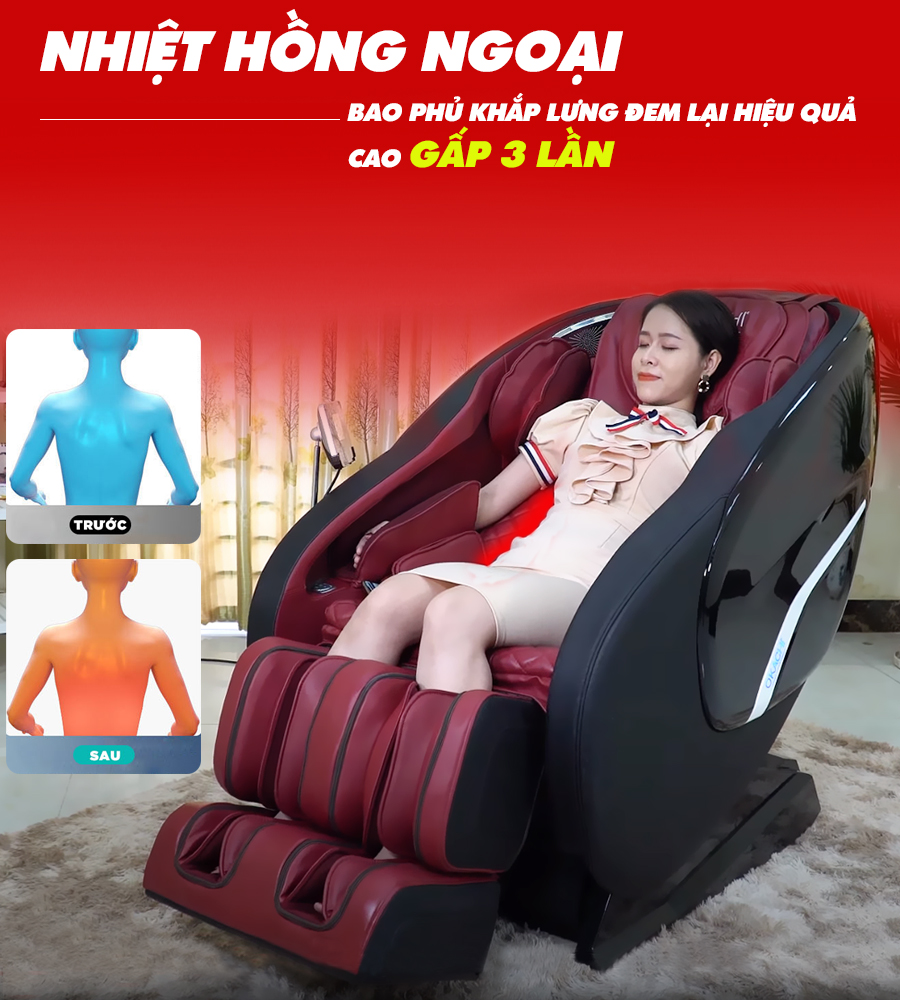 Ghế massage toàn thân OKACHI Luxury JP-I86