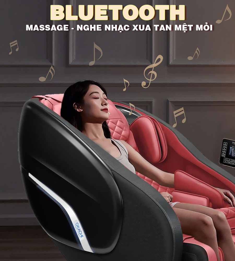 Ghế massage có nghe nhạc thư giãn