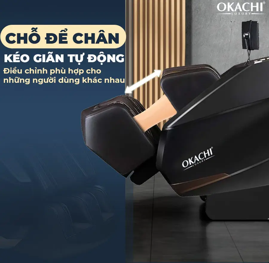 Ghế Massage Phi Thuyền OKACHI LUXURY ROYAL JP-8899 Cao Cấp