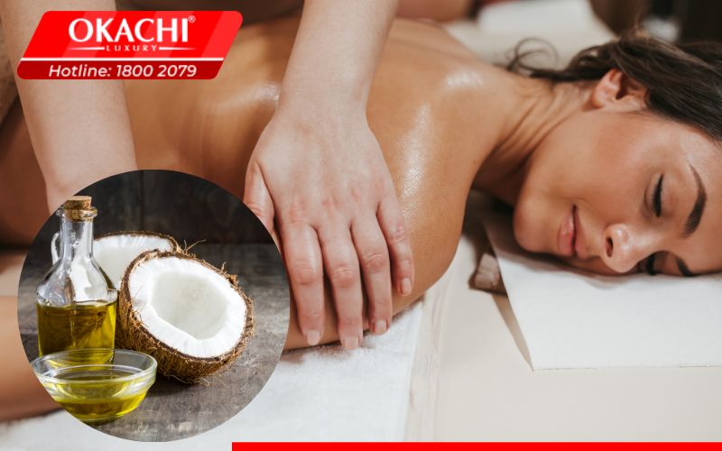 Hướng dẫn cách massage mặt bằng dầu dừa tại nhà