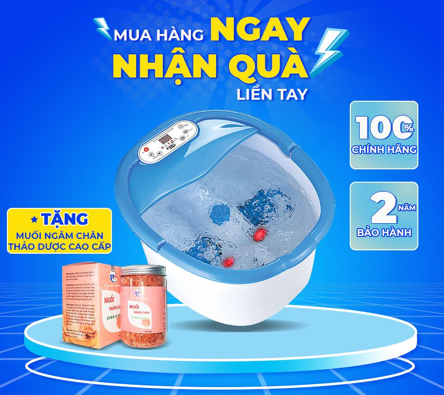 Bồn ngâm chân Nhật Bản FUKI FB100 (thế hệ mới con lăn xoay tự động)