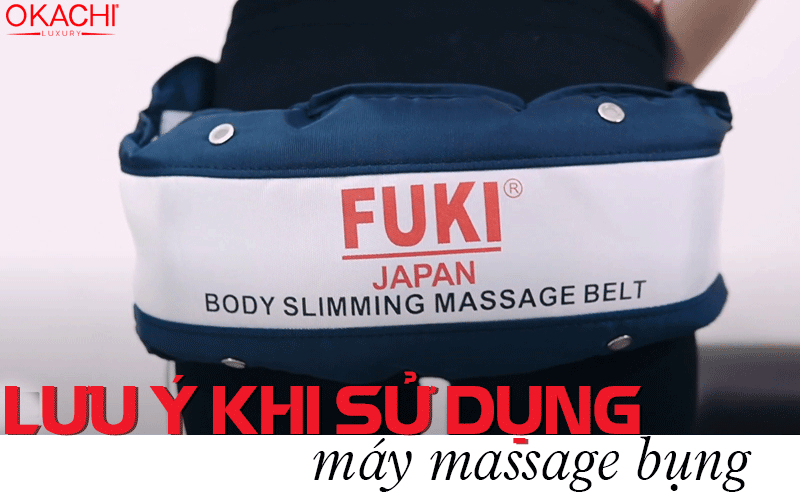 Lưu ý khi sử dụng máy massage bụng