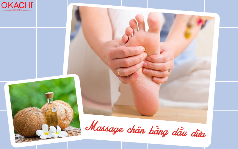 Massage bằng dầu dừa trị suy giãn tĩnh mạch