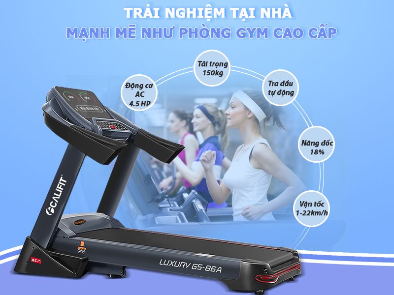 Máy chạy bộ CALIFIT LUXURY GS-86A