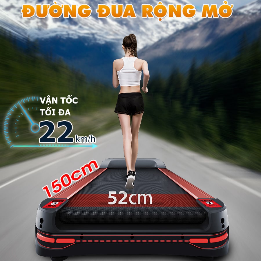 Thảm chạy rộng lớn