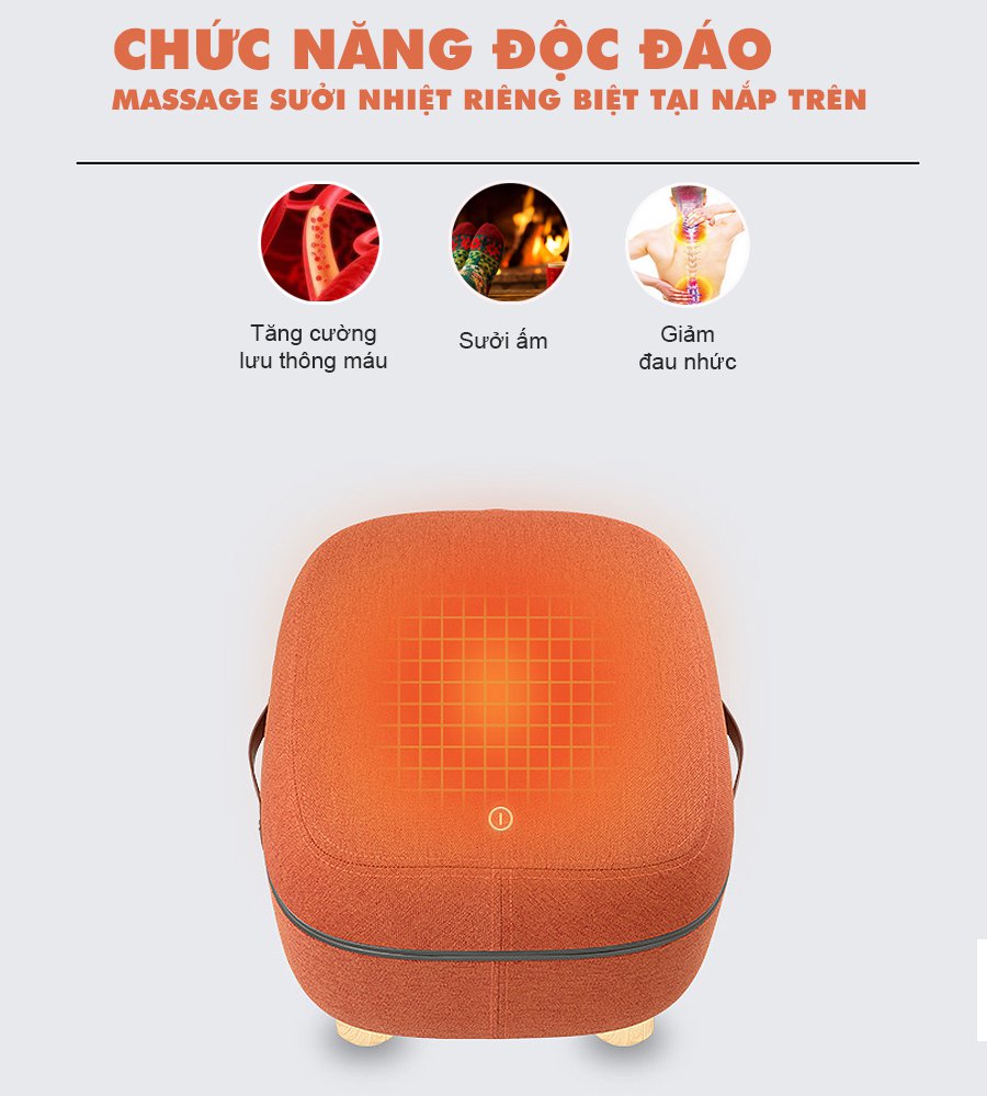 Máy massage chân chức năng độc đáo