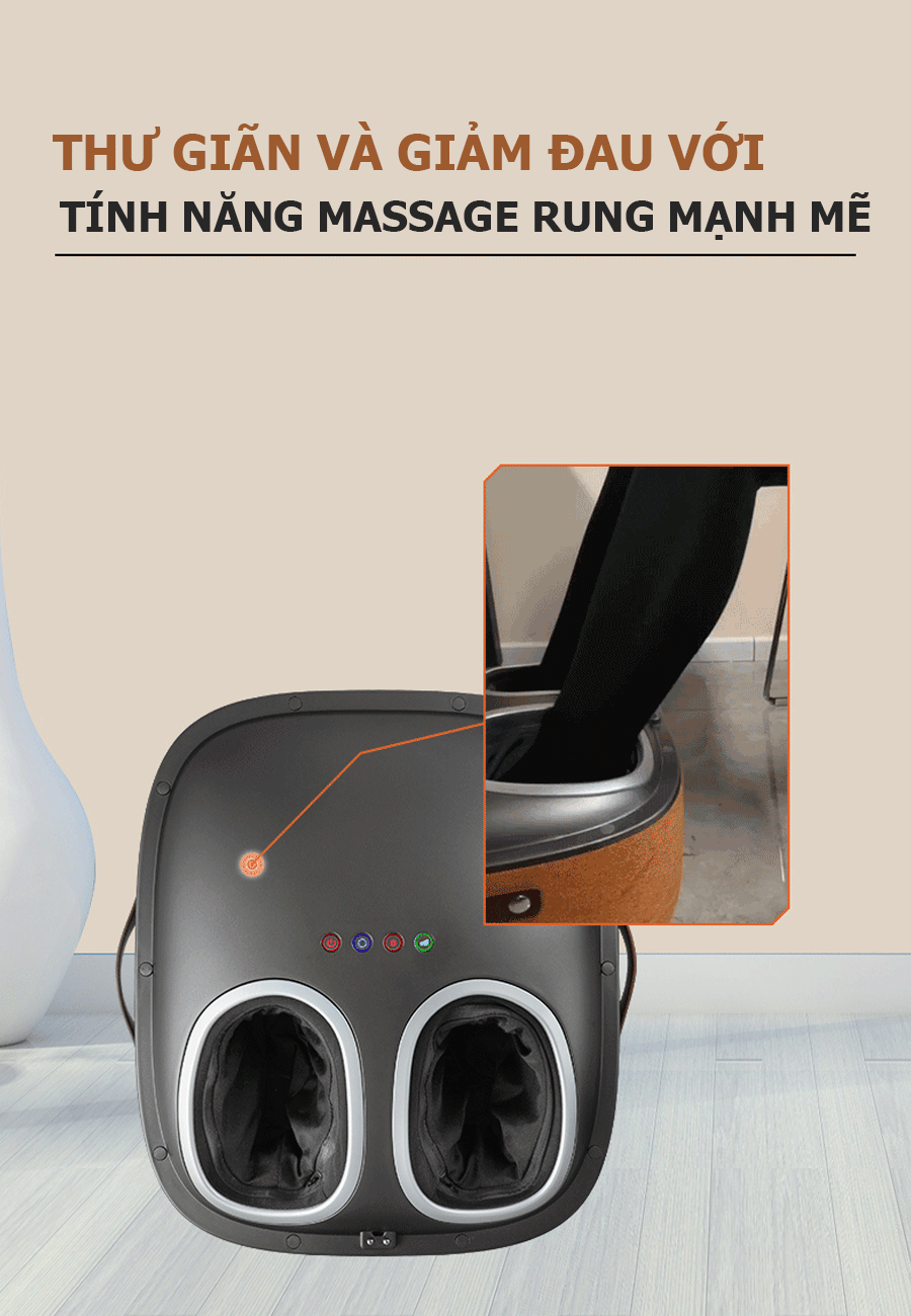 Tính năng massage rung mạnh mẽ