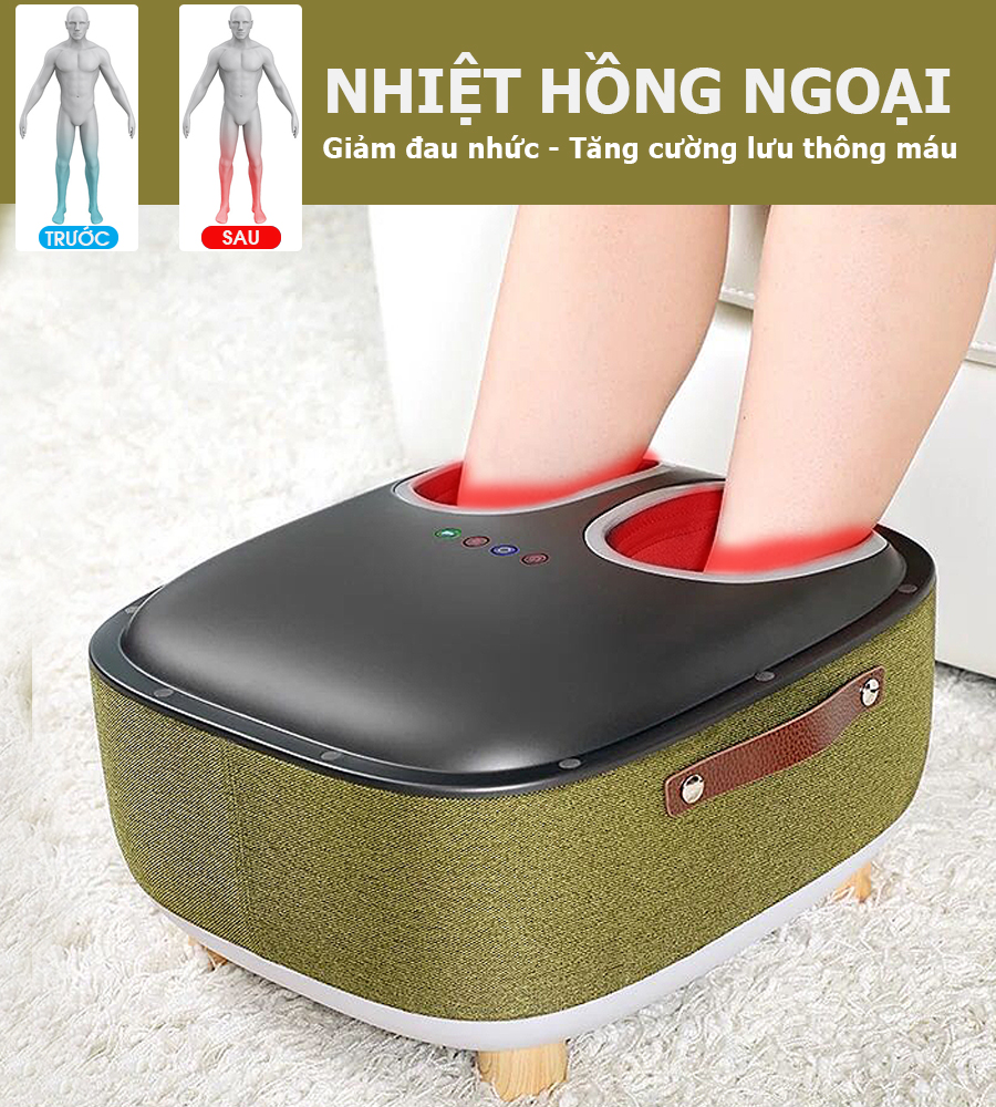 Máy massage chân QSeat OTO QS-88 (màu xanh)