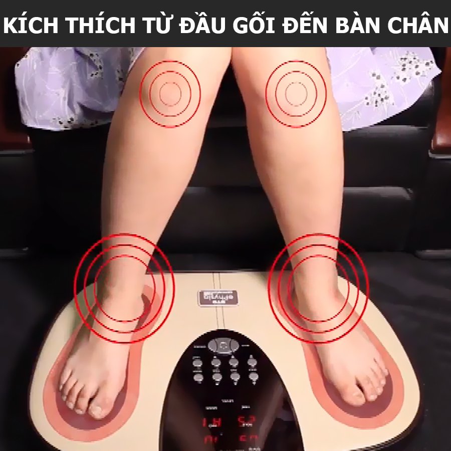 Máy massage chân kích thích từ đầu gối đến bàn chân