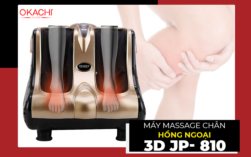 Máy massage chân hồng ngoại 3D JP- 810